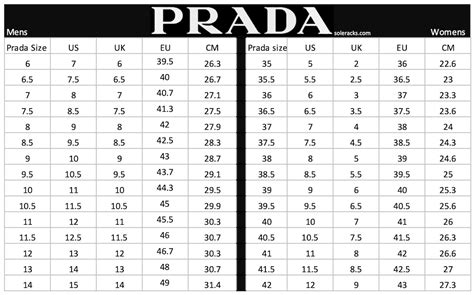 numeri di scarpe prada|prada shoes size chart.